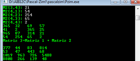 Soma de Matrizes