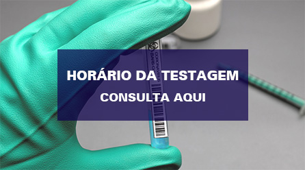 HORÁRIO DAS TESTAGENS - SARS-COV-2 (ENSINO SECUNDÁRIO)